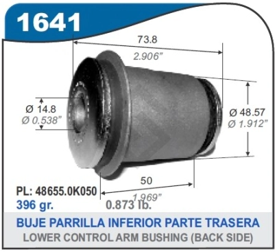 IM BUJE PARR. INF. TOYOTA HILUX 4X2/4X4 / SW4 05/... - PARTE DEL.