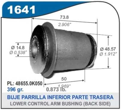 IM BUJE PARR. INF. TOYOTA HILUX 4X2/4X4 / SW4 05/... - PARTE DEL.