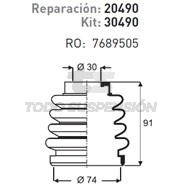 RT SOPORTE MOTOR TRAS. R.21