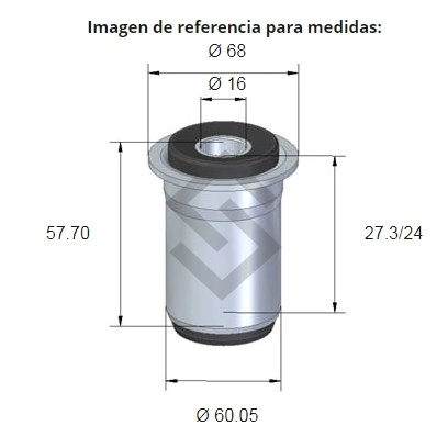 **CH BUJE PARRILLA VECTRA ../96 - PARTE TRAS.
