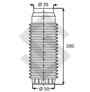 PG FUELLE AMORTIG. DEL. P.405/306 - TERMOPLASTICO
