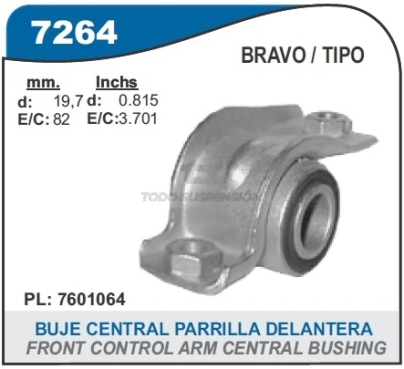 FT BUJE PARRILLA CENTRAL DEL. BRAVO/TIPO - 21 MM.