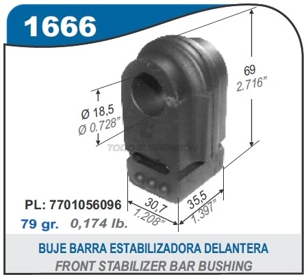 ** FD JGO.PERNOS P/EJE P.UP.F.100 E/RIG.57/65 B/BIMETA - ROD. BOLILLA - (S)