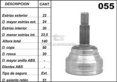 FD JTA.HOMOC. ORION 1.6 - C/ KIT