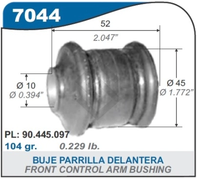 CH BUJE PARRILLA DEL. CORSA.