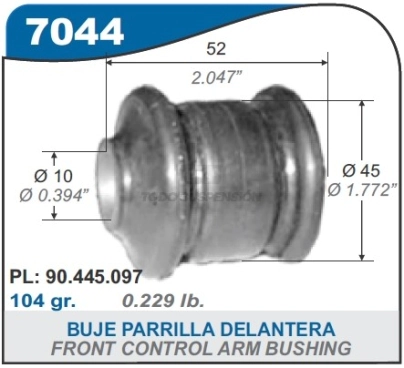 CH BUJE PARRILLA DEL. CORSA.