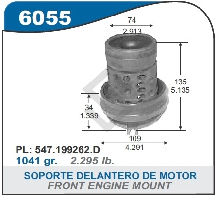 FD SOPORTE MOTOR DEL.C/AA ORION/POINTER/ESCORT M.V