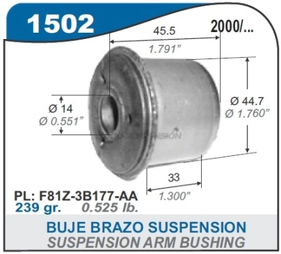 FD BUJE BRAZO SUSP. F.100 - 99/..