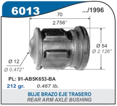 FD BUJE BRAZO EJE TRAS. ESCORT - 89/92 -/POINTER/ORION