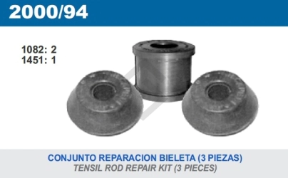VW KIT BUJES SUSP. DEL. GOLF/POLO