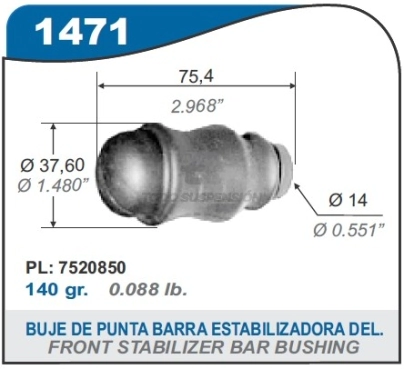 FT BUJE BARRA ESTAB.DEL.TEMPRA/TIPO - PUNTA