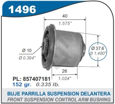 FD BUJE PARRILLA GALAXY/CARAT/QUANTUM D.37.60MM