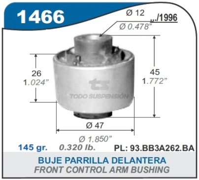 FD BUJE PARRILLA DEL. MONDEO - PARTE TRAS.