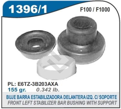 FD BUJE TENSOR DEL.F.100/1000 C/DISTANCIADOR PLAST