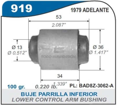 FD BUJE PARRILLA INF. FALCON 79/..