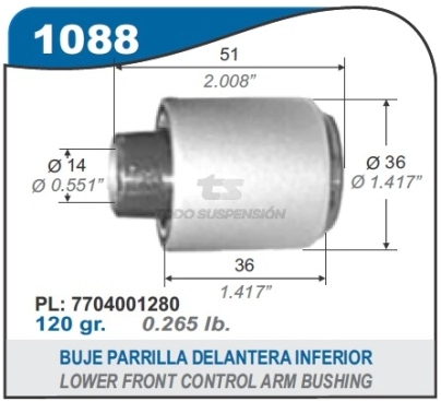 RT BUJE PARRILLA DEL.INF.R.18/ FUEGO-/