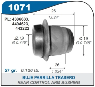 FT BUJE PARRILLA TRAS. F.147-