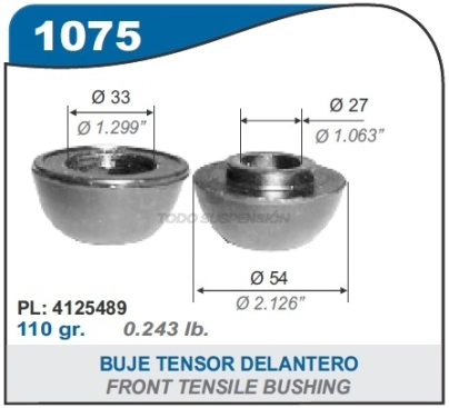 FT BUJE TENSOR DEL. DUNA/REGATTA 85