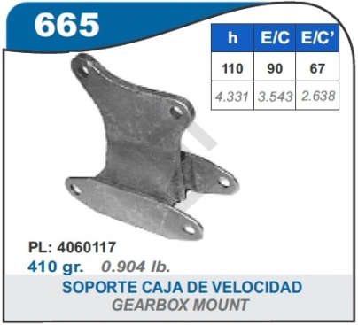 FT SOPORTE CAJA VEL. F.1500/1600/125