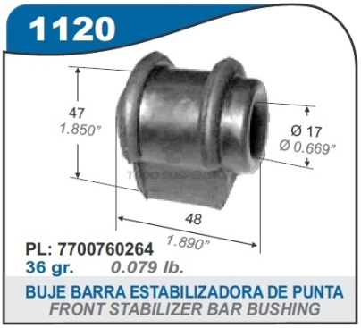 RT BUJE BARRA ESTAB.DEL. R.11/R.9 - PUNTA