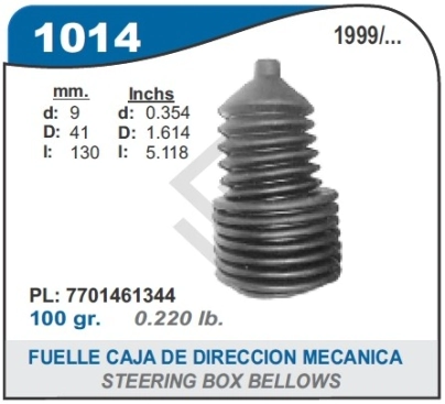 RT FUELLE CAJA DIREC.MECANICA R.18-