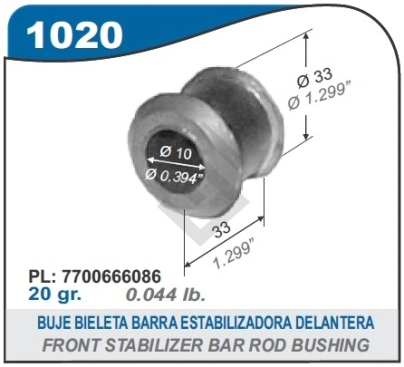 RT BUJE BIELETA BARRA ESTAB.INF.DEL. R.18