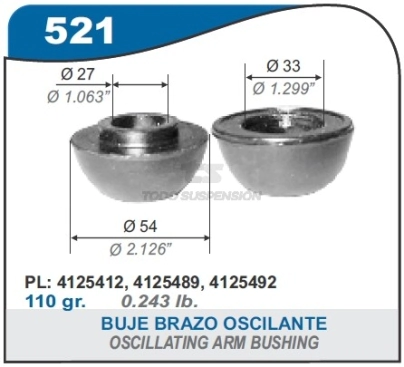 FT BUJE TENSOR DEL.F.1500/1600/125/DUNA/UNO S.E.