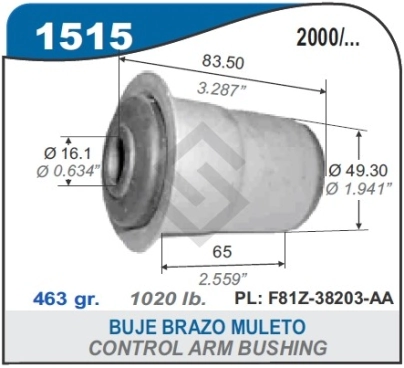 FD BUJE BRAZO MULETA F.100 - 99/...