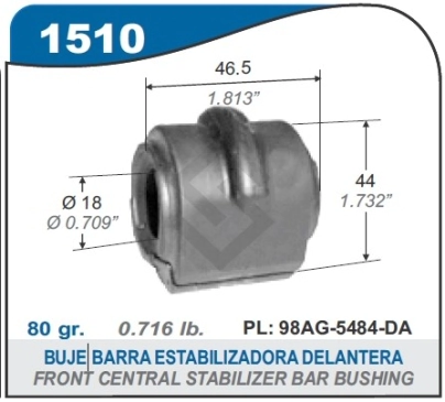 FD BUJE BARRA ESTAB.DEL.CENTRAL FOCUS - 2000/...