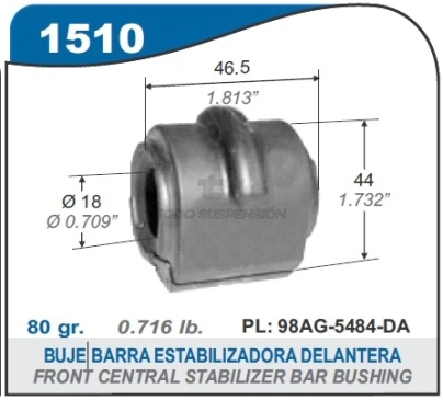 FD BUJE BARRA ESTAB.DEL.CENTRAL FOCUS - 2000/...