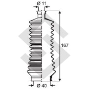 RT FUELLE DIREC. MEGANE/CLIO II/KANGOO