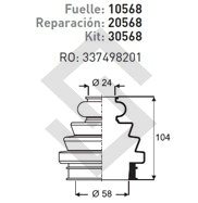 FD FUELLE S/EJE GALAXY / ORION / POINTER / GOL L/CAJA C/A/A