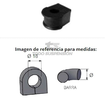 VW BUJE BARRA ESTAB. PUNTA CARAT - 18MM
