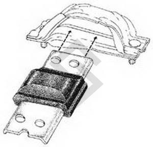 FD SOPORTE MOTOR DEL. F.100  - MOTOR MWM 99/...