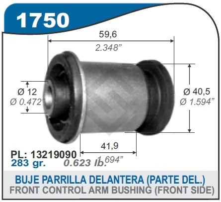 CH BUJE  PARRILLA  DEL. CRUZE ( PARTE DELANTERA)