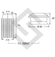 CH KIT SUSP.DEL. CHEV.MONZA .../89