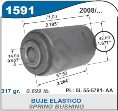 IM BUJE PARRILLA DEL. NEON - PARTE TRAS