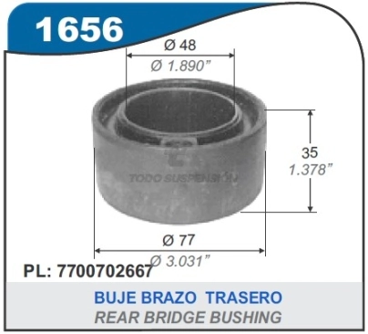 RT BUJE BRAZO TRAS. KANGOO / SYMBOL