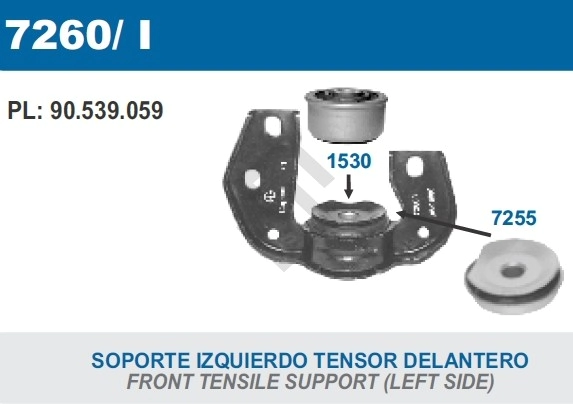 CH SOP.TENSOR DEL.IZQ.CORSA TIGRA CELTA SUZUKI FUN