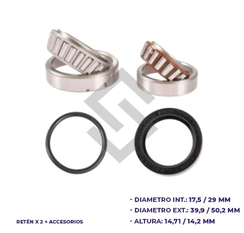 CH KIT RUL.TRAS. CORSA/MERIVA/AGILE/KADETT/MONZA / SUZUKI FUN/CELTA (11749-45449)