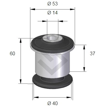 VW BUJE PARRILLA INF. PARTE DEL.  AMAROK
