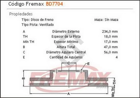 IM DISCO FRENO DEL. (V) DAIHATSU APPLAUSE 1.6I 87/... / CHARADE 1.3I-1.6I 93/...