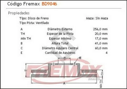VR DISCO FRENO DEL. (V) CORSA / TIGRA / VECTRA / DAEWOO LEGANZA / NUBIRA WAGON