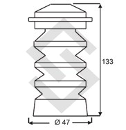 VW TOPE SUSP. TRAS.  POLO  96/02 / SEAT IBIZA / CORDOBA / TOLEDO