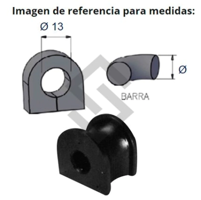FD BUJE BARRA ESTAB. CENTRAL FORD KA/ESCORT/ORION/POINTER - DIAM.13