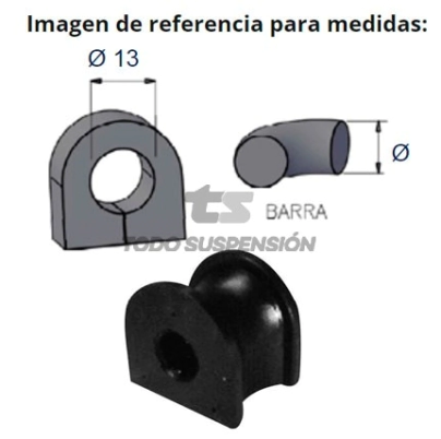 FD BUJE BARRA ESTAB. CENTRAL FORD KA/ESCORT/ORION/POINTER - DIAM.13