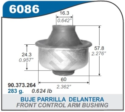 CH BUJE PARRILLA SUSP. DEL. PARTE TRAS. - VECTRA 94/96 - ASTRA 95/96