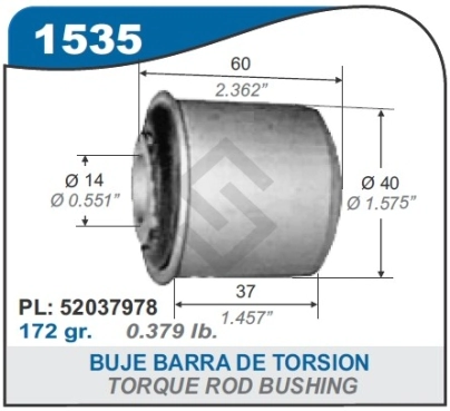 IM BUJE BARRA TORSION DAKOTA 4X4