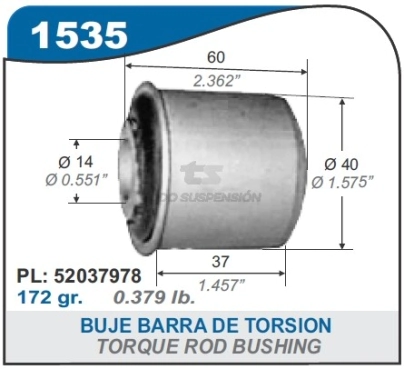 IM BUJE BARRA TORSION DAKOTA 4X4