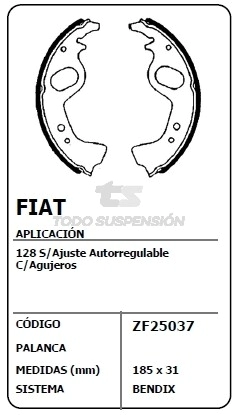 ** FD JGO.PERNOS P/EJE F.500/600 EJE EATON 56/75 B/BRONCE - ROD. RODILLO - (25)